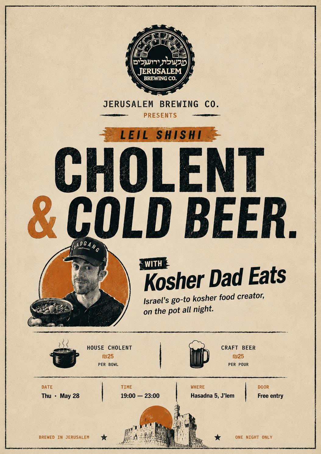 5.28 Cholent and Beer with Kosher Dad Eats